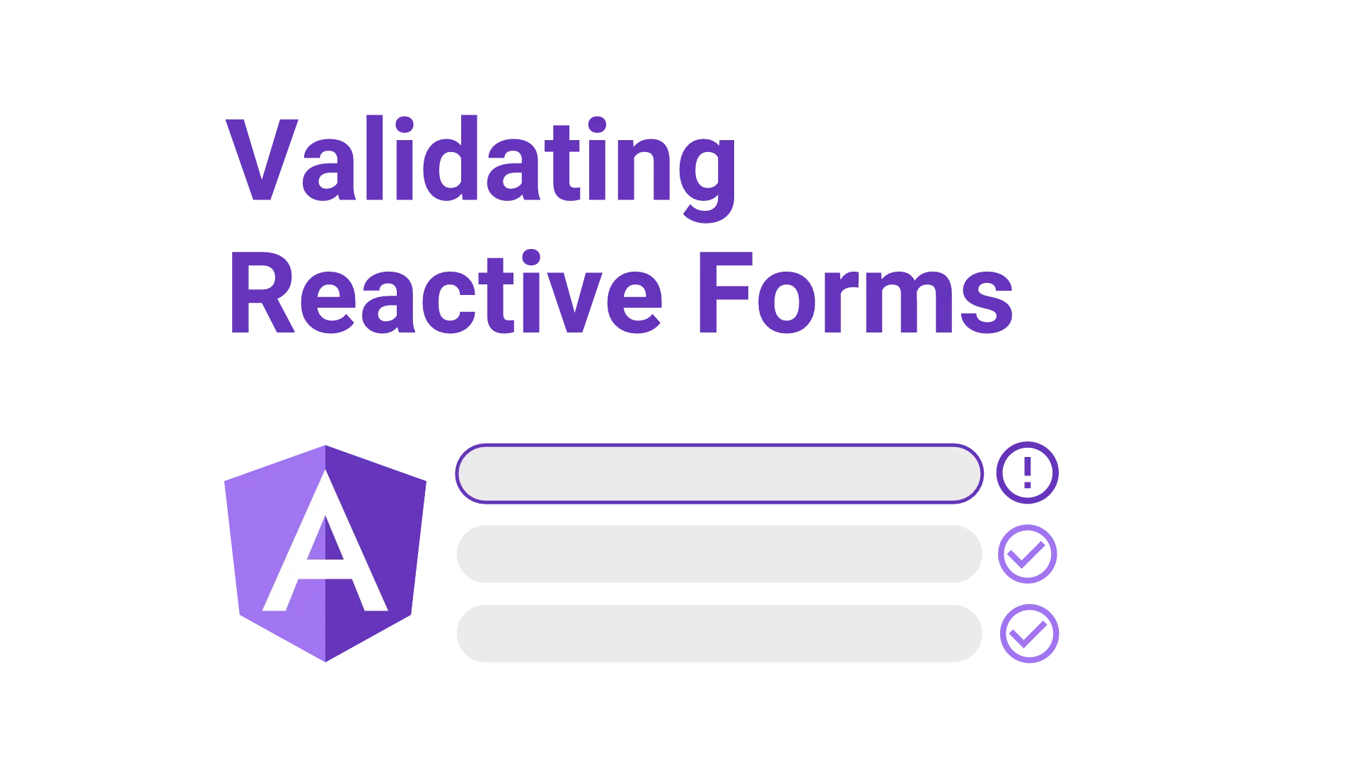 Validating Reactive Forms in Angular