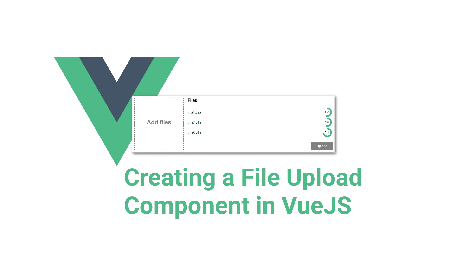 File Upload Component with Vue.js, Express and TypeScript